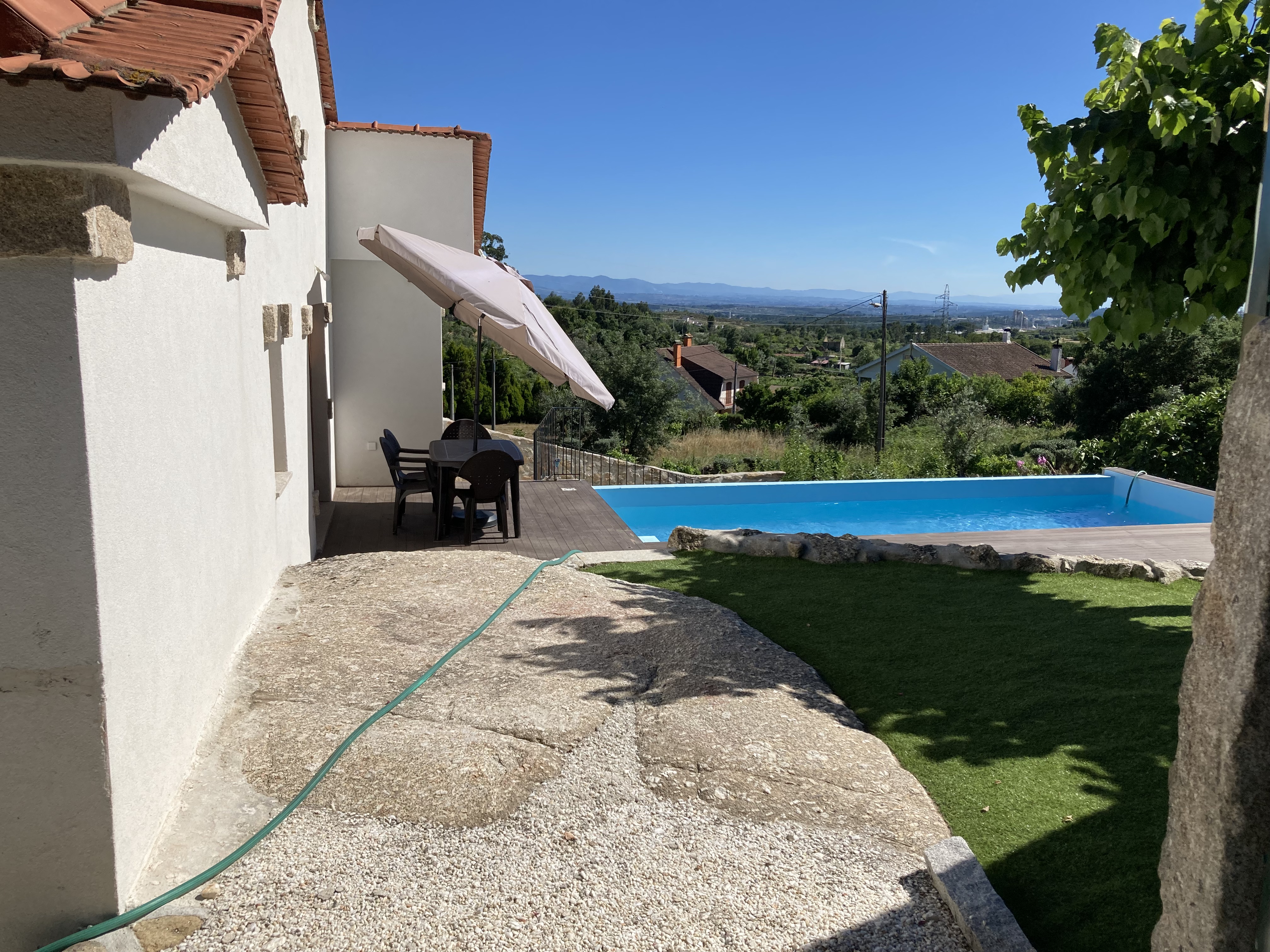 Piscina privada com vista panorâmica